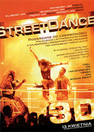 Tył ulotki filmu 'StreetDance 2'