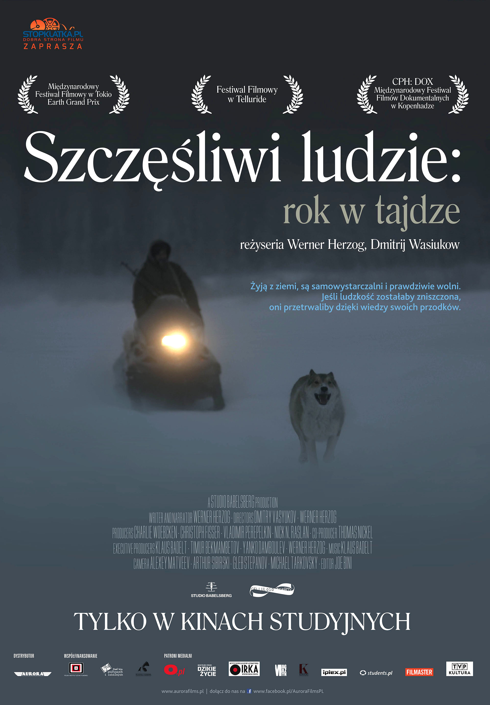 Polski plakat filmu 'Szczęśliwi Ludzie: Rok W Tajdze'