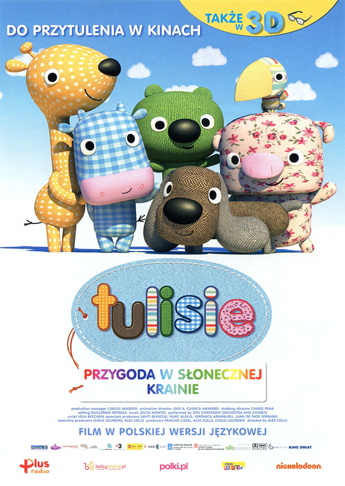 Ulotka filmu 'Tulisie. Przygoda W Słonecznej Krainie (przód)'