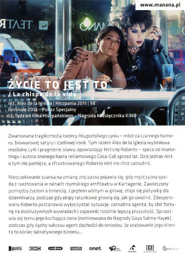 Tył ulotki filmu 'Życie To Jest To'