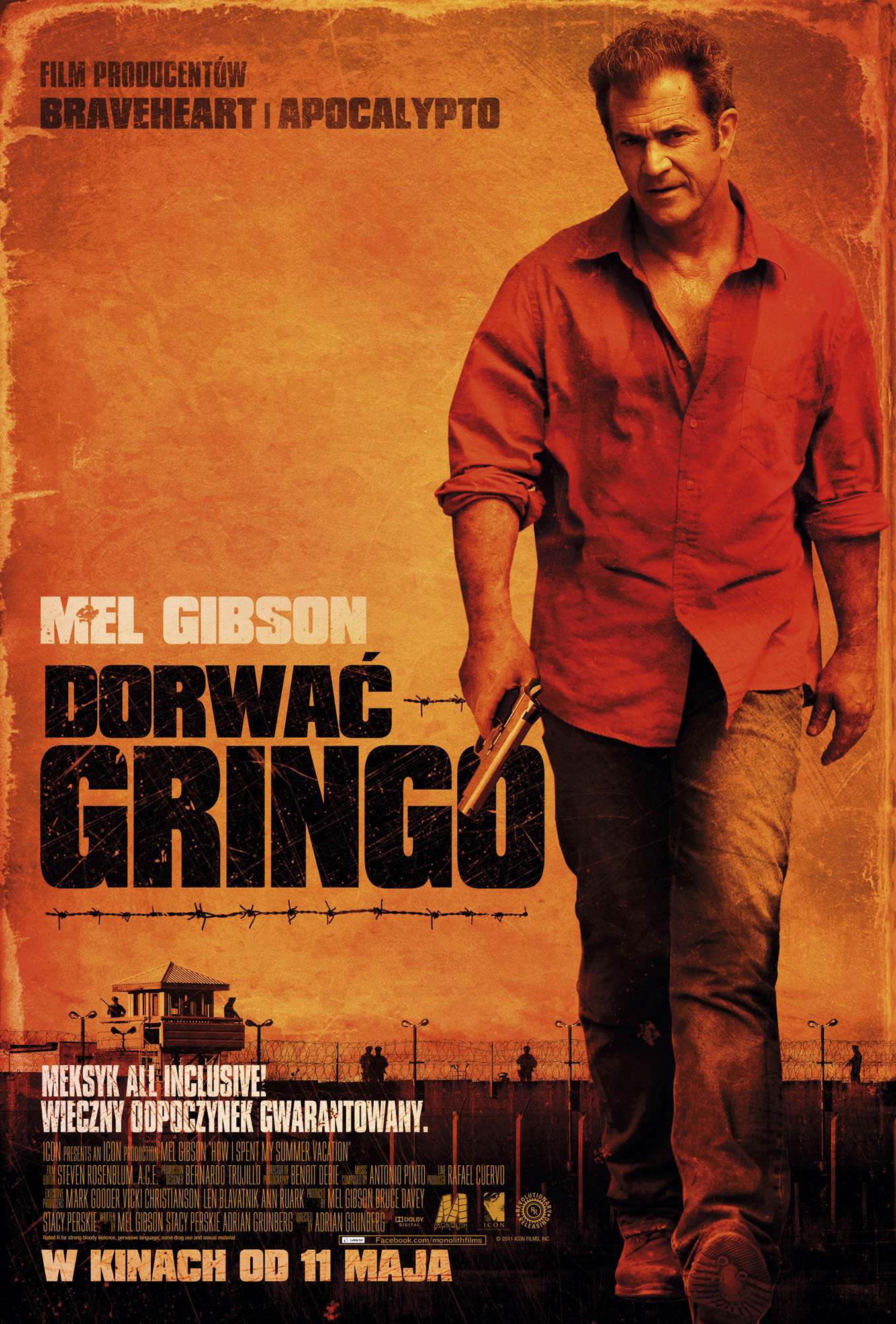 Polski plakat filmu 'Dorwać Gringo'