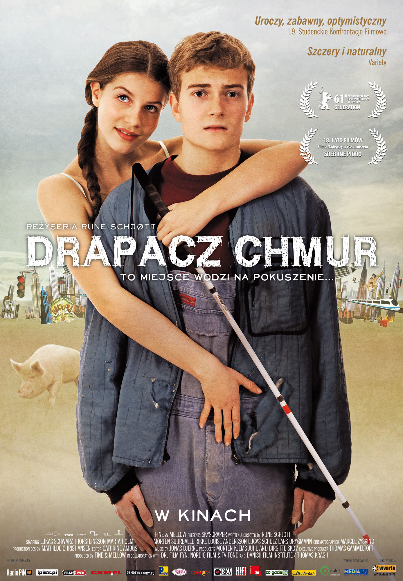 Polski plakat filmu 'Drapacz Chmur'
