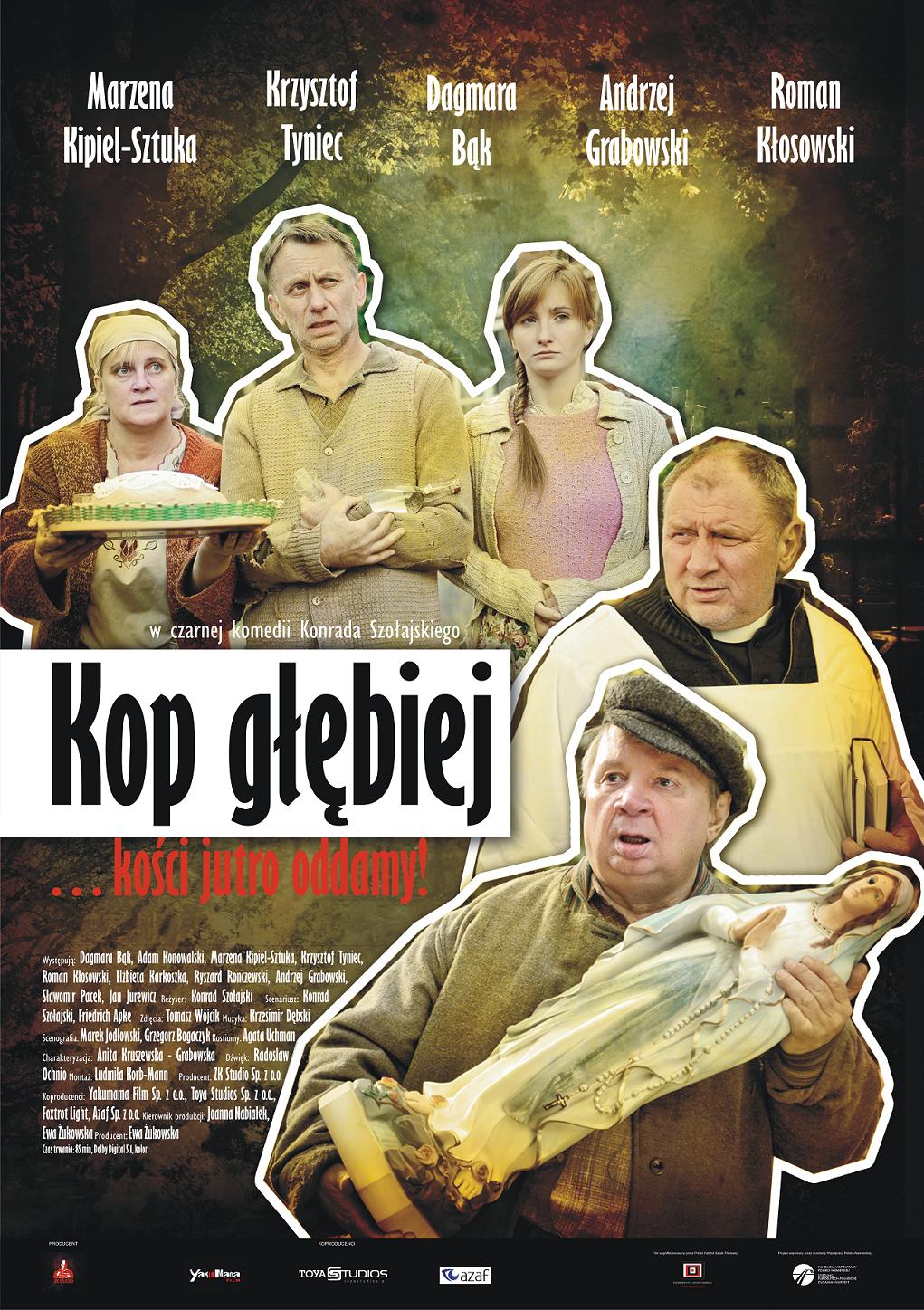 Polski plakat filmu 'Kop Głębiej'