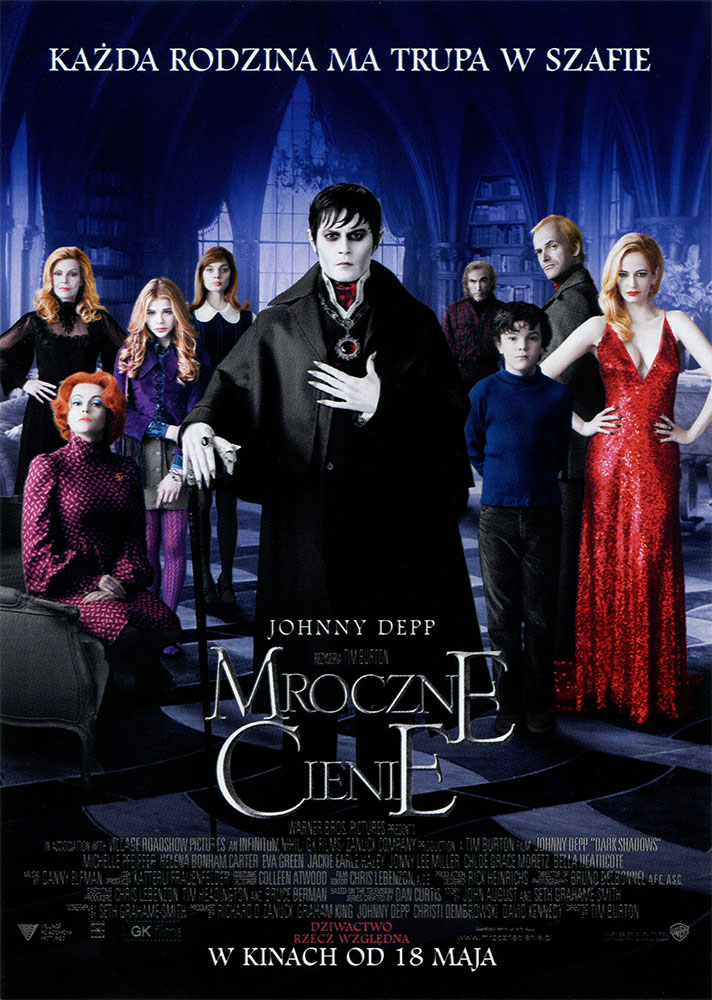 Ulotka filmu 'Mroczne Cienie (przód)'