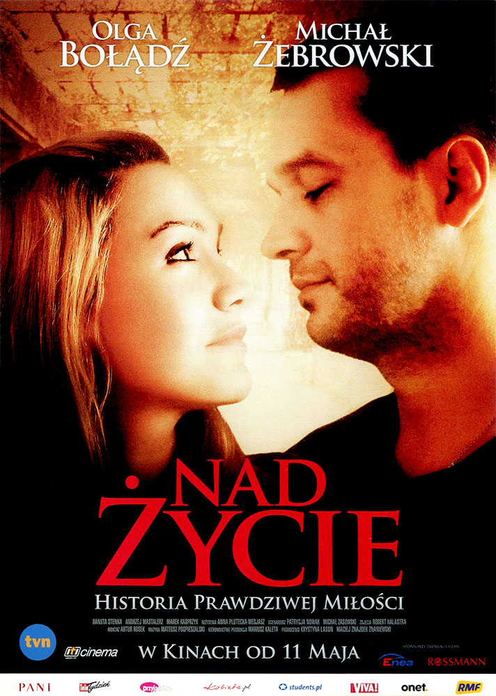 Ulotka filmu 'Nad Życie (przód)'