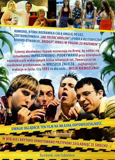 Tył ulotki filmu 'Seksualni, Niebezpieczni'