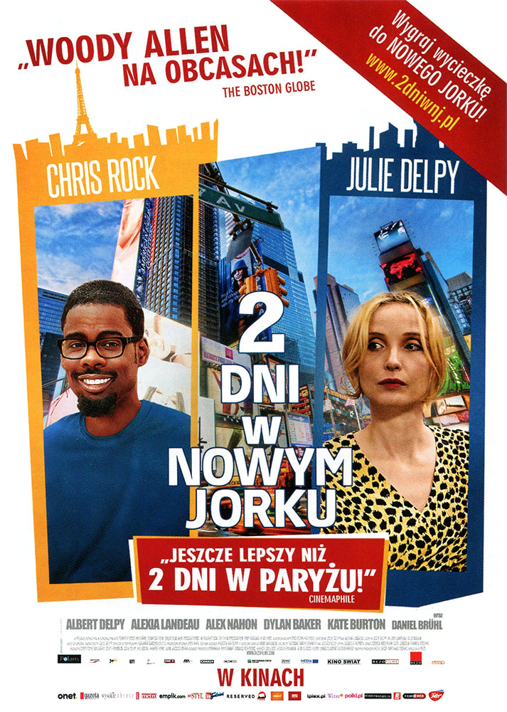 Ulotka filmu '2 Dni W Nowym Jorku (przód)'