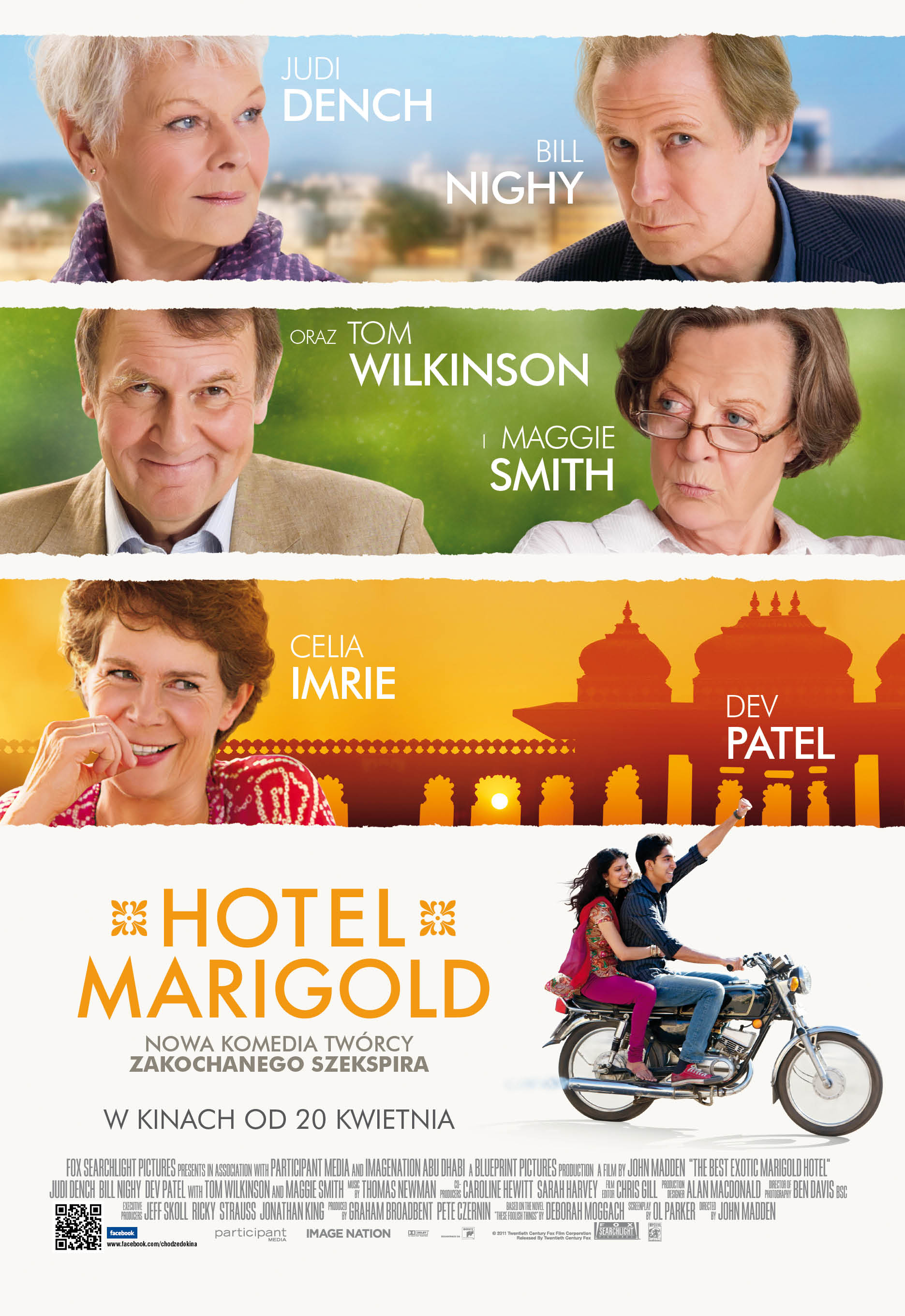 Polski plakat filmu 'Hotel Marigold'
