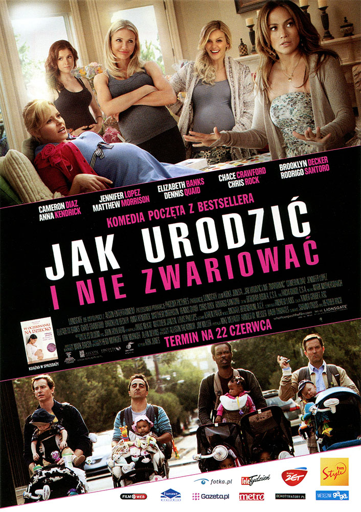 Ulotka filmu 'Jak Urodzić i Nie Zwariować (przód)'