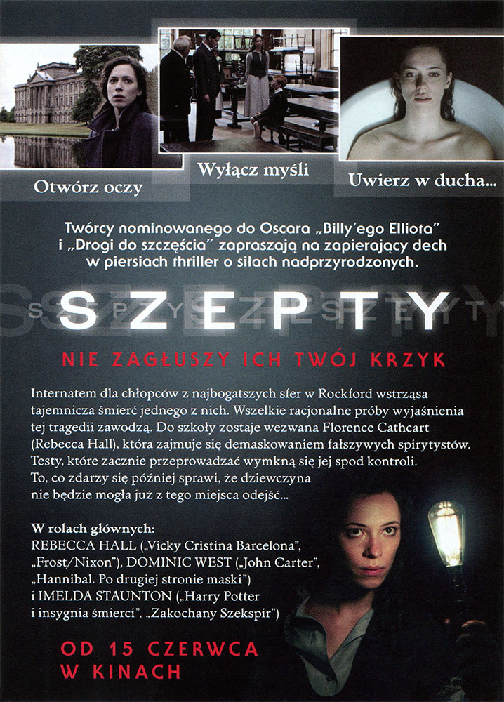 Ulotka filmu 'Szepty (tył)'