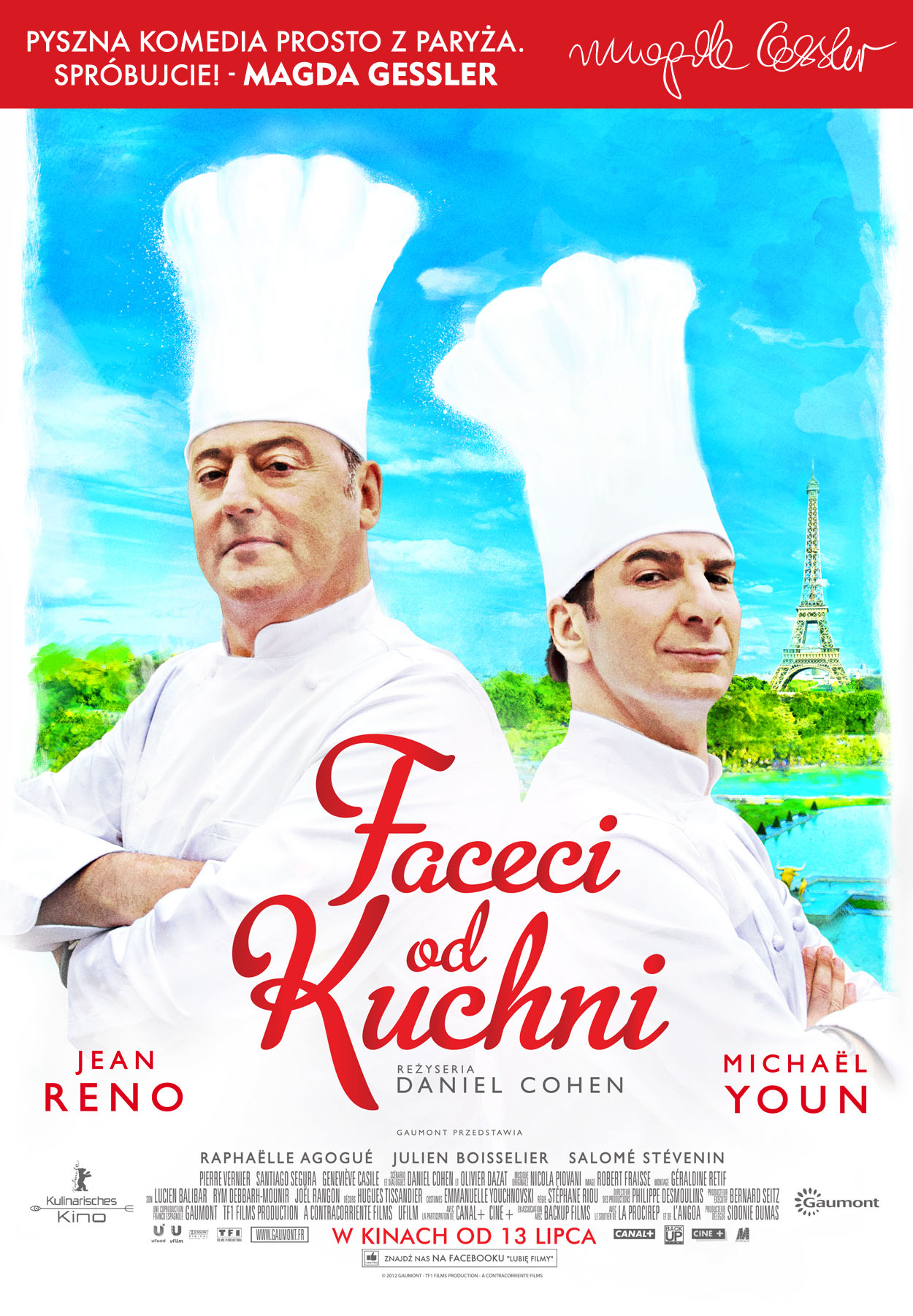 Polski plakat filmu 'Faceci Od Kuchni'