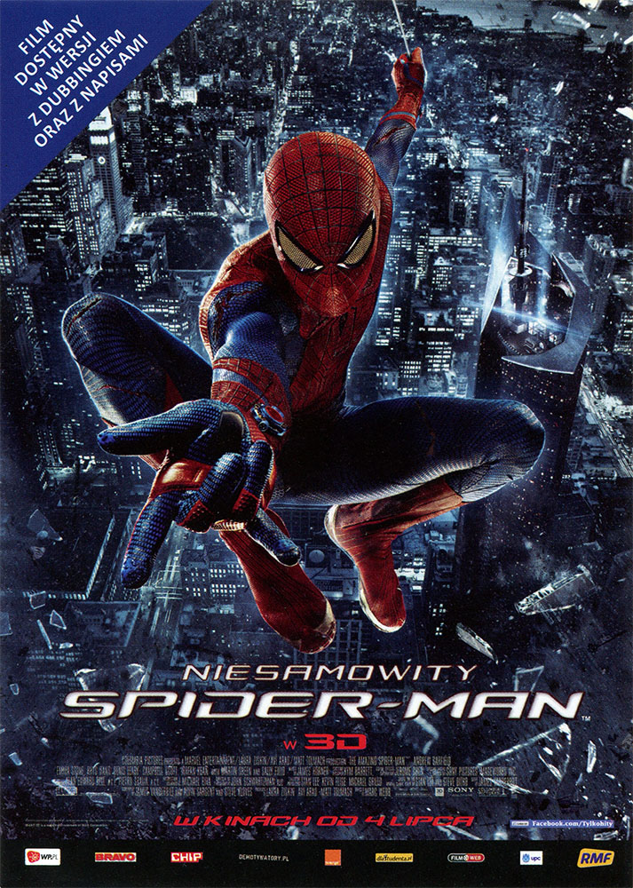 Ulotka filmu 'Niesamowity Spider-Man (przód)'