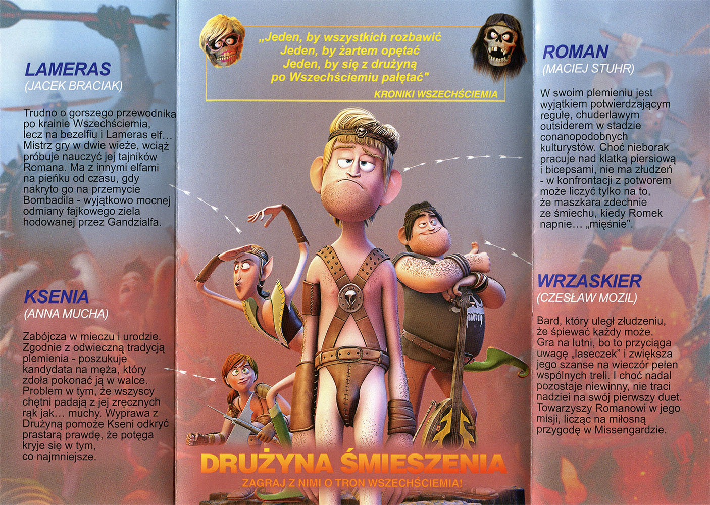 Ulotka filmu 'Roman Barbarzyńca (tył)'