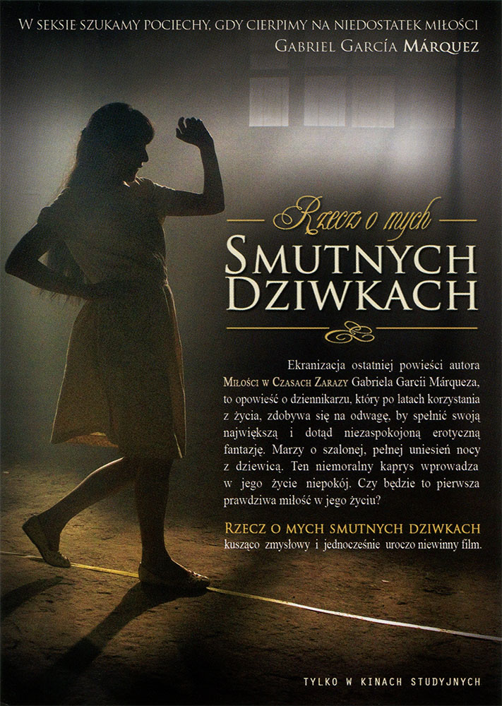 Ulotka filmu 'Rzecz O Mych Smutnych Dziwkach (tył)'