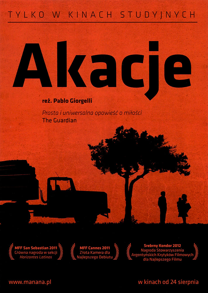 Ulotka filmu 'Akacje (przód)'