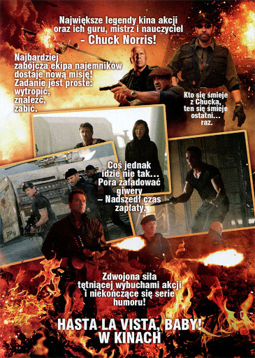 Tył ulotki filmu 'Niezniszczalni 2'