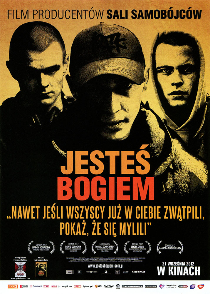 Ulotka filmu 'Jesteś Bogiem (przód)'