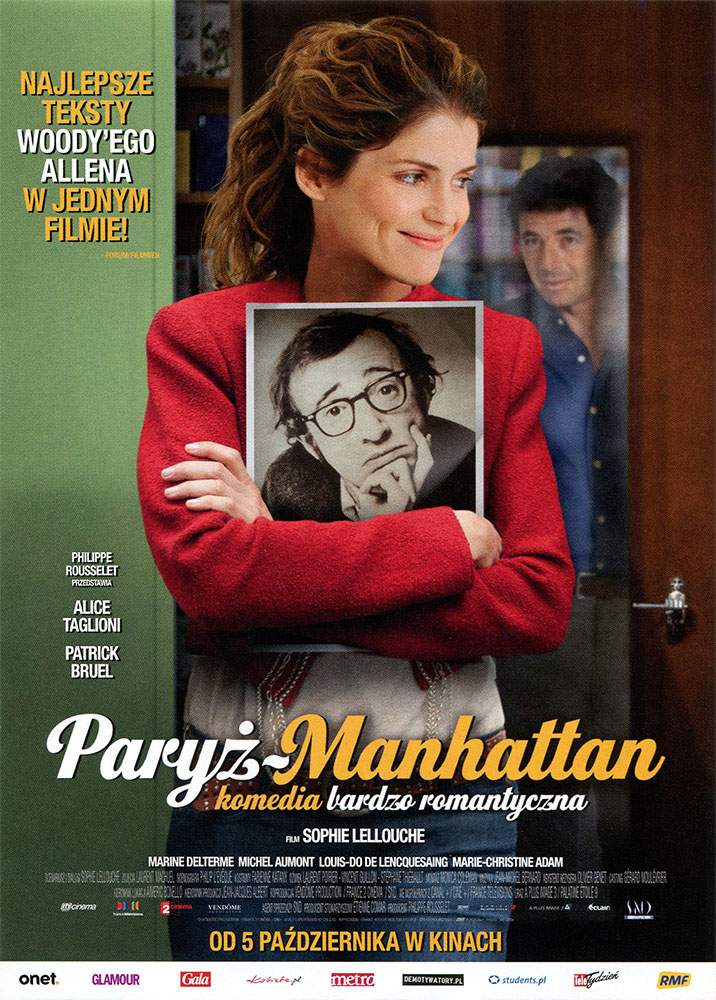 Ulotka filmu 'Paryż - Manhattan (przód)'
