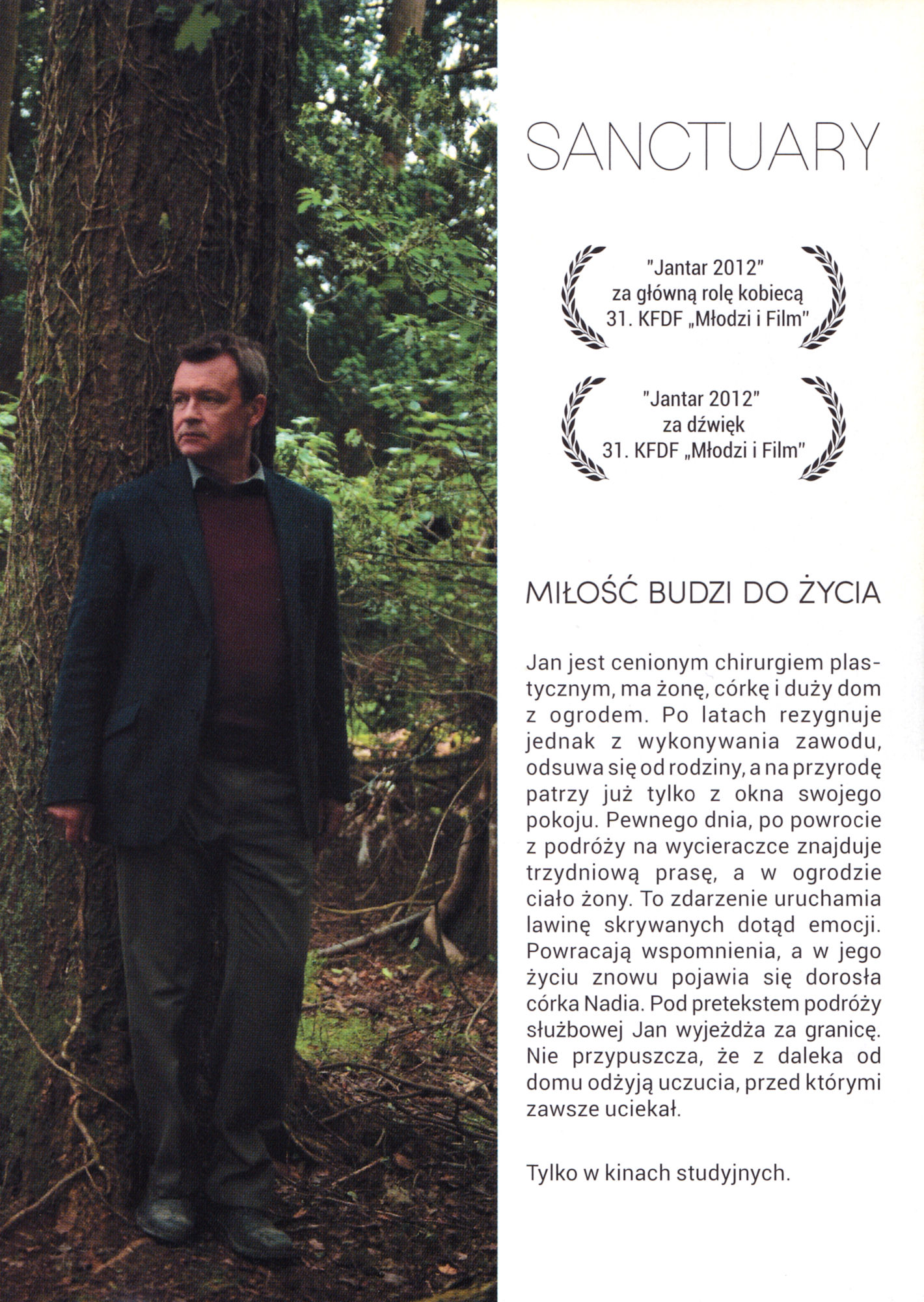 Tył ulotki filmu 'Sanctuary'