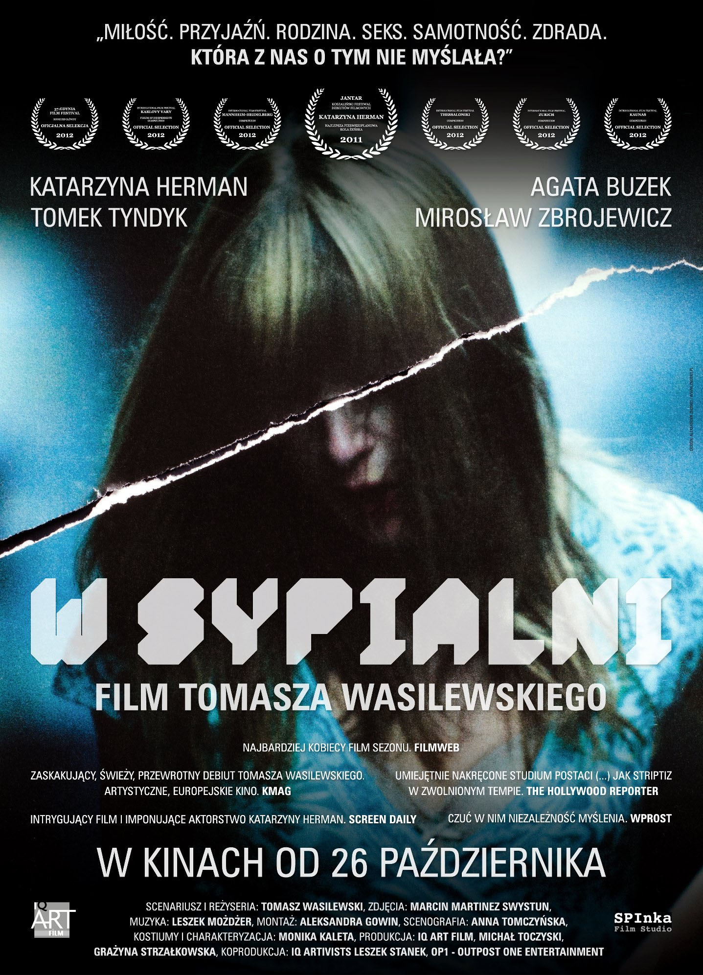 Polski plakat filmu 'W Sypialni'