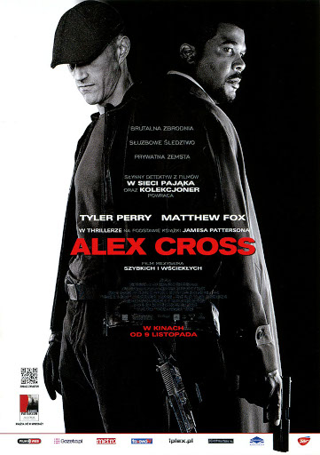 Przód ulotki filmu 'Alex Cross'