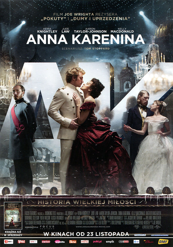 Ulotka filmu 'Anna Karenina (przód)'