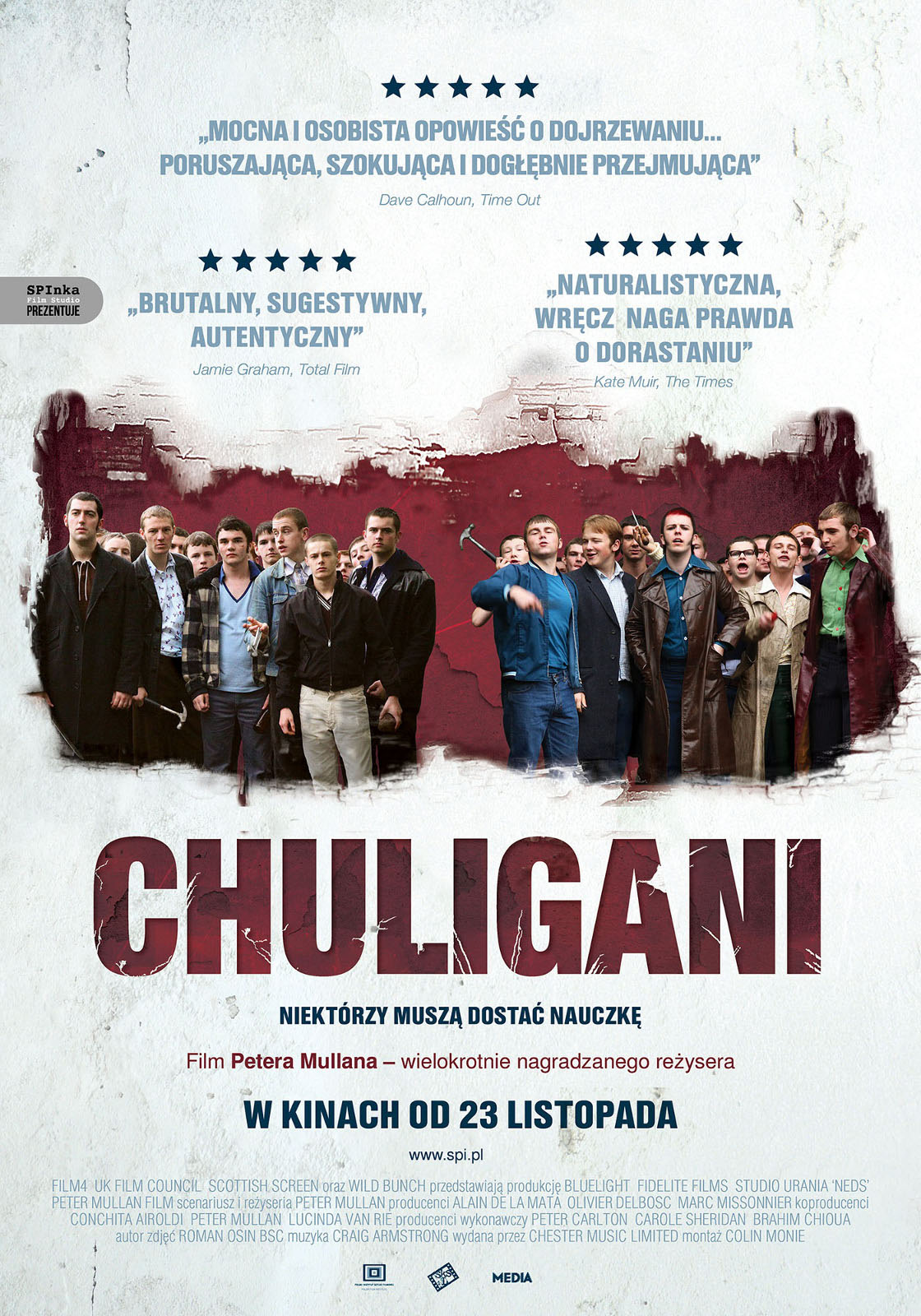 Polski plakat filmu 'Chuligani'