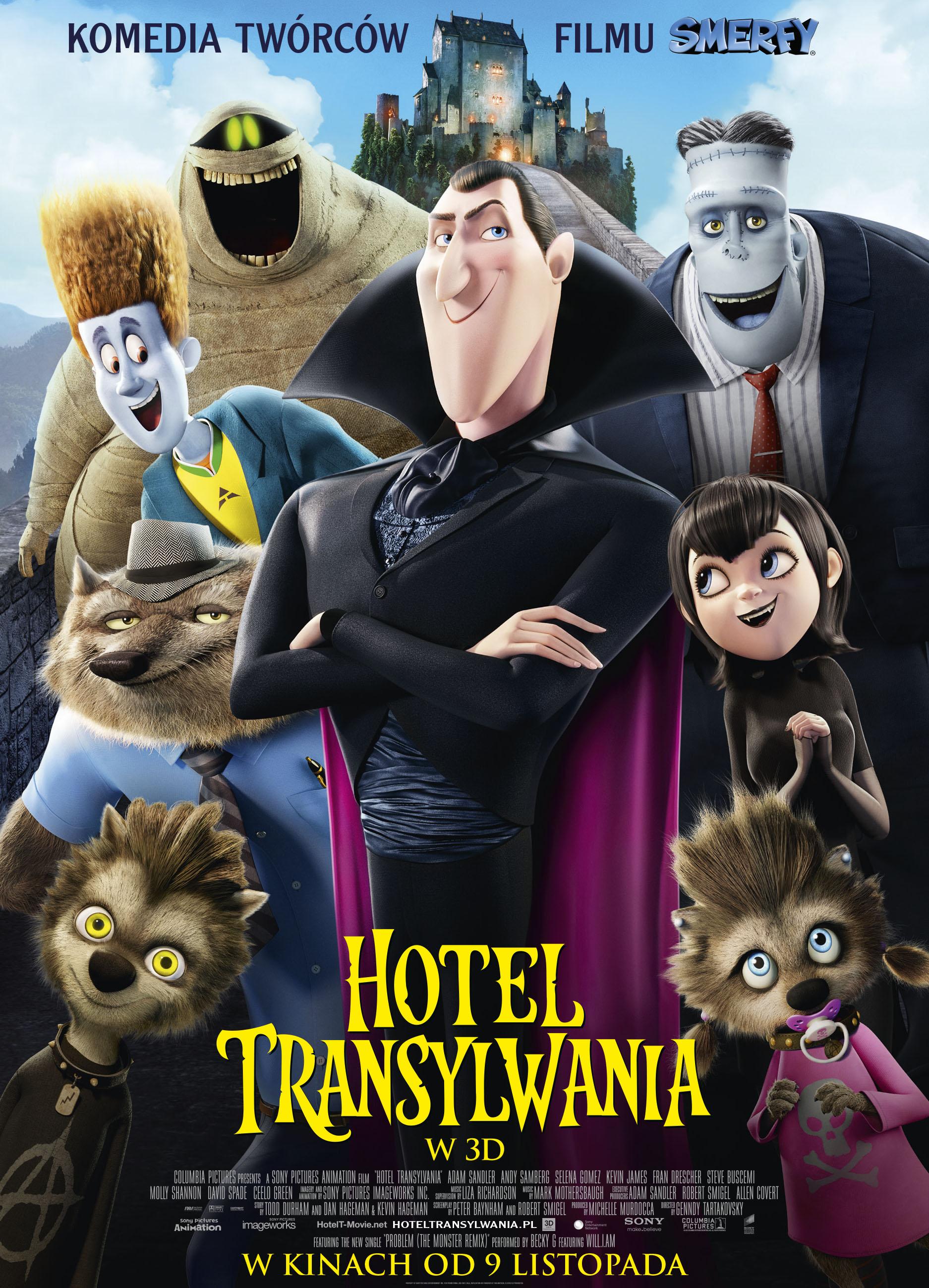 Polski plakat filmu 'Hotel Transylwania'