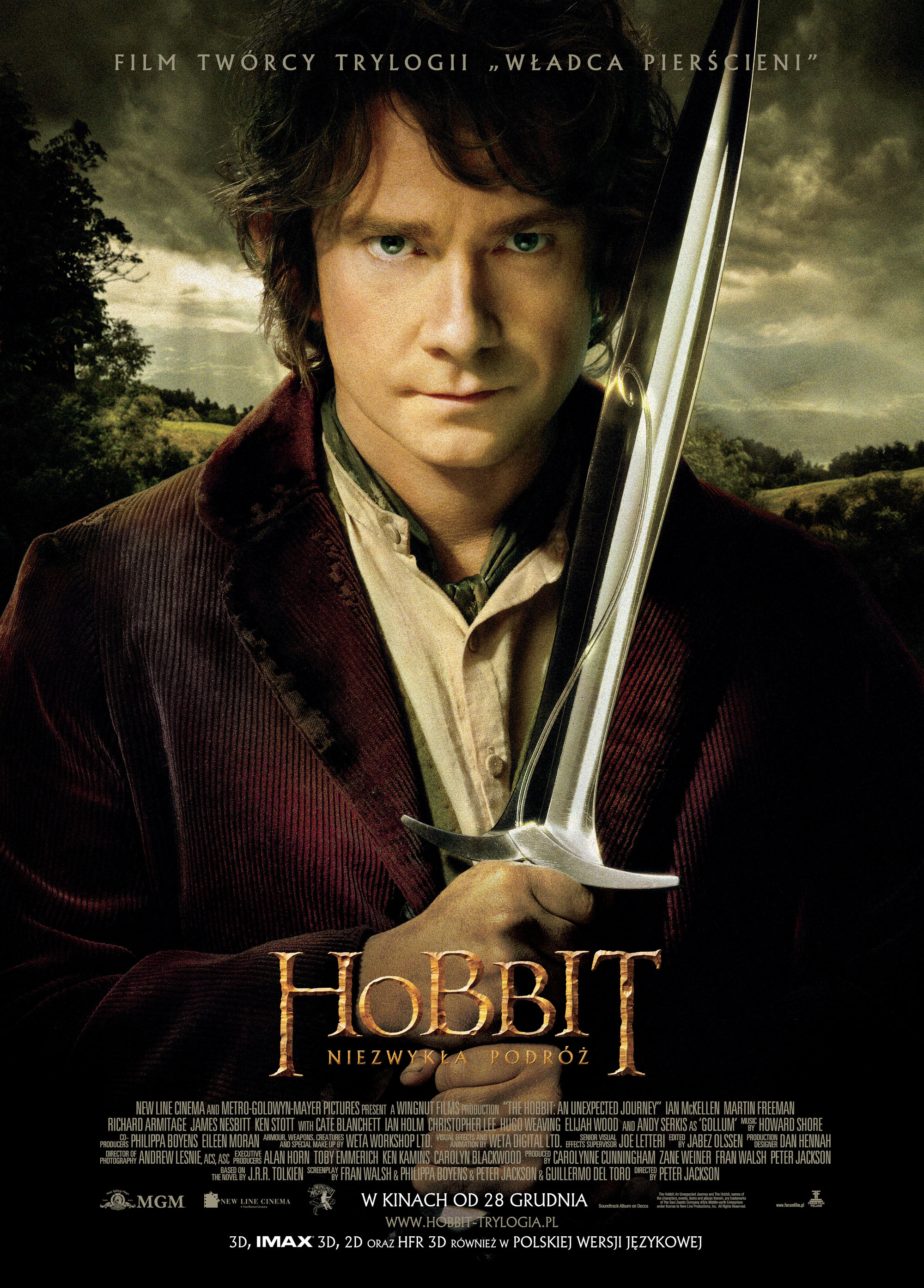 Polski plakat filmu 'Hobbit: Niezwykła Podróż'