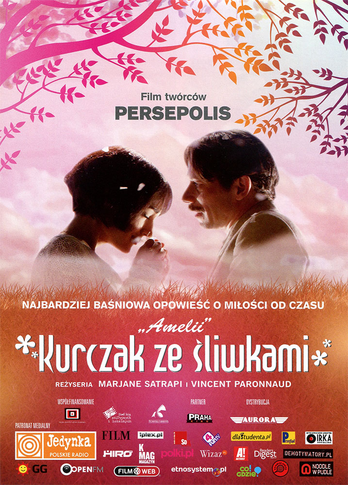 Ulotka filmu 'Kurczak Ze Śliwkami (przód)'