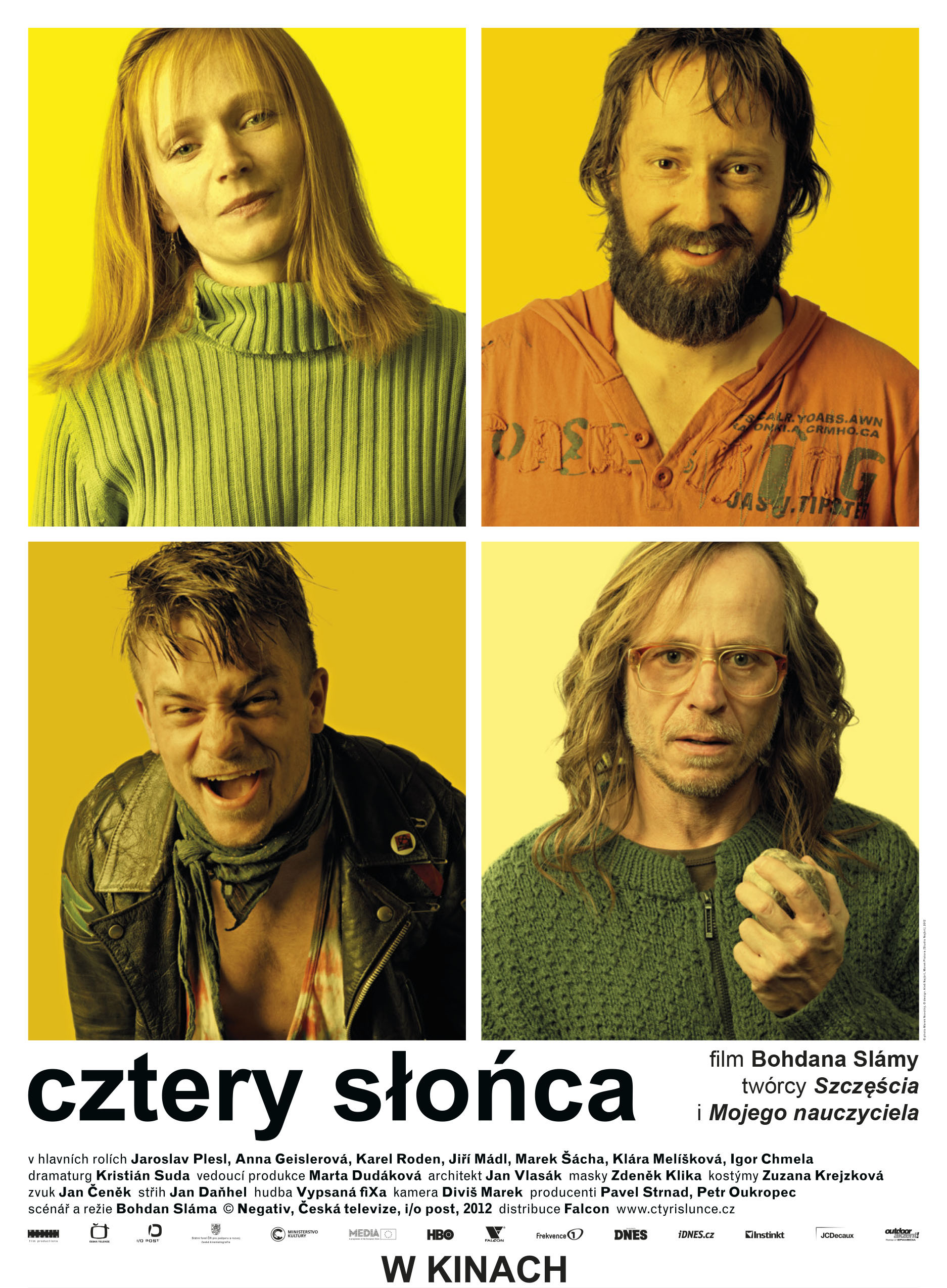 Polski plakat filmu 'Cztery Słońca'