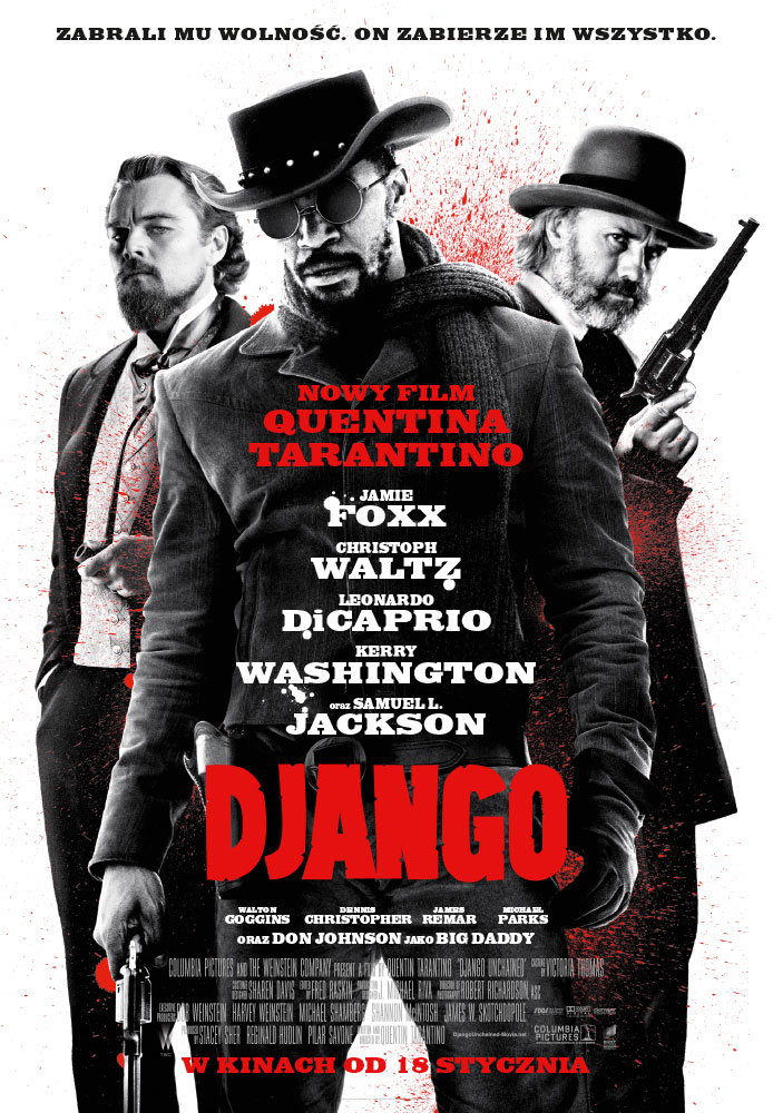 Polski plakat filmu 'Django'