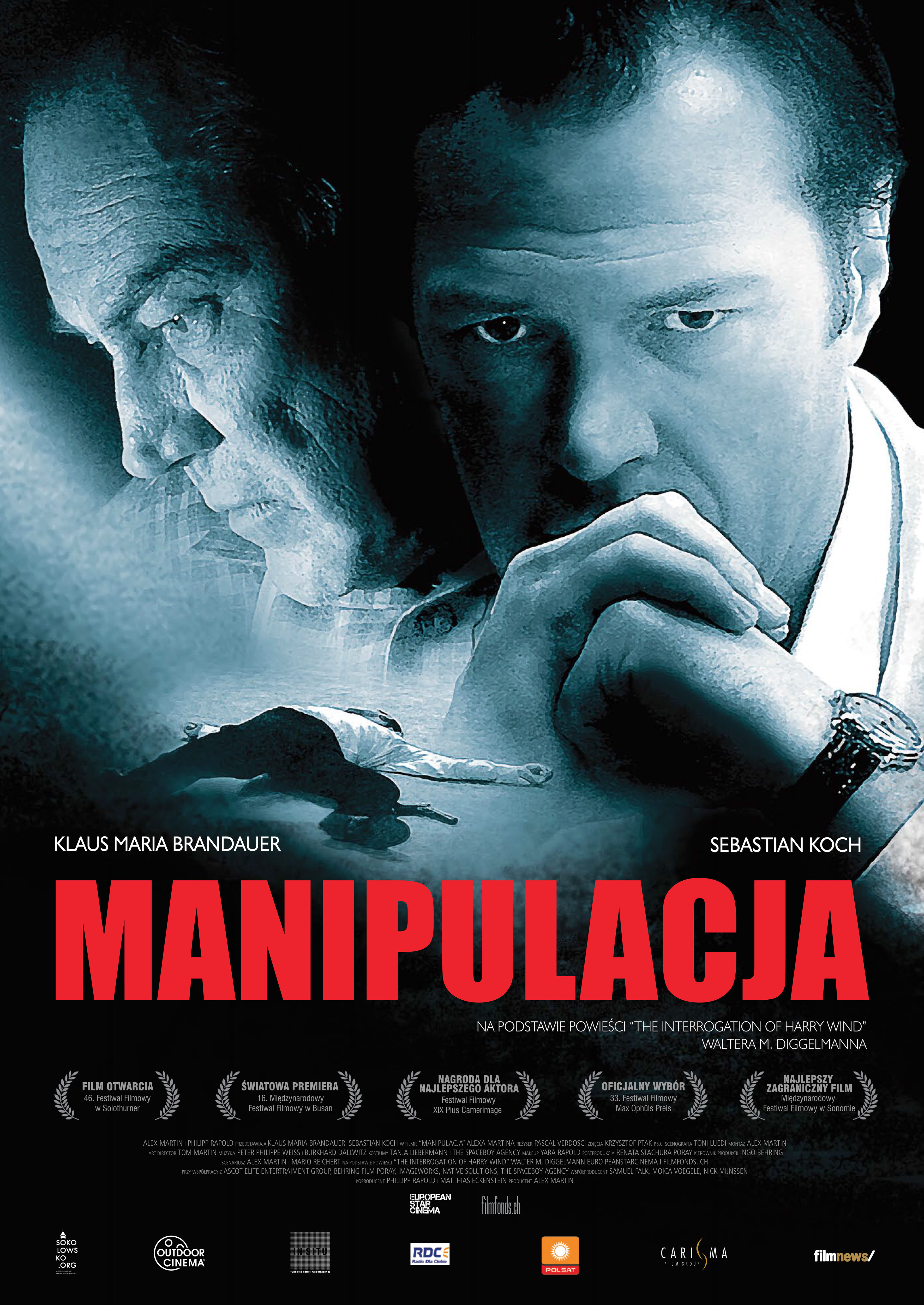 Polski plakat filmu 'Manipulacja'