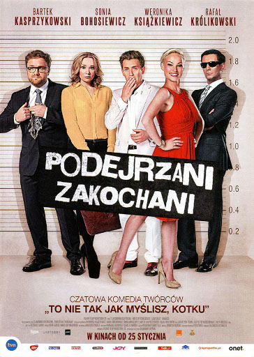 Przód ulotki filmu 'Podejrzani Zakochani'