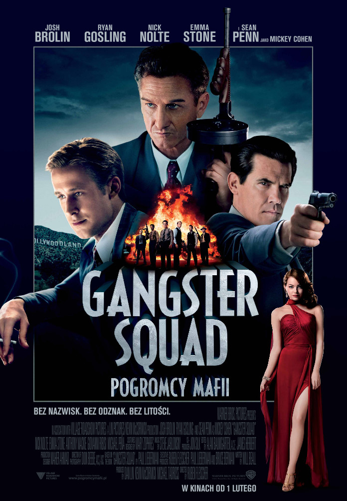 Polski plakat filmu 'Gangster Squad. Pogromcy Mafii'