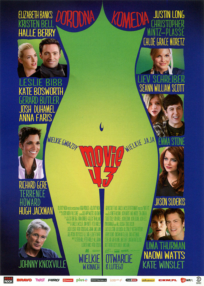 Ulotka filmu 'Movie 43 (przód)'
