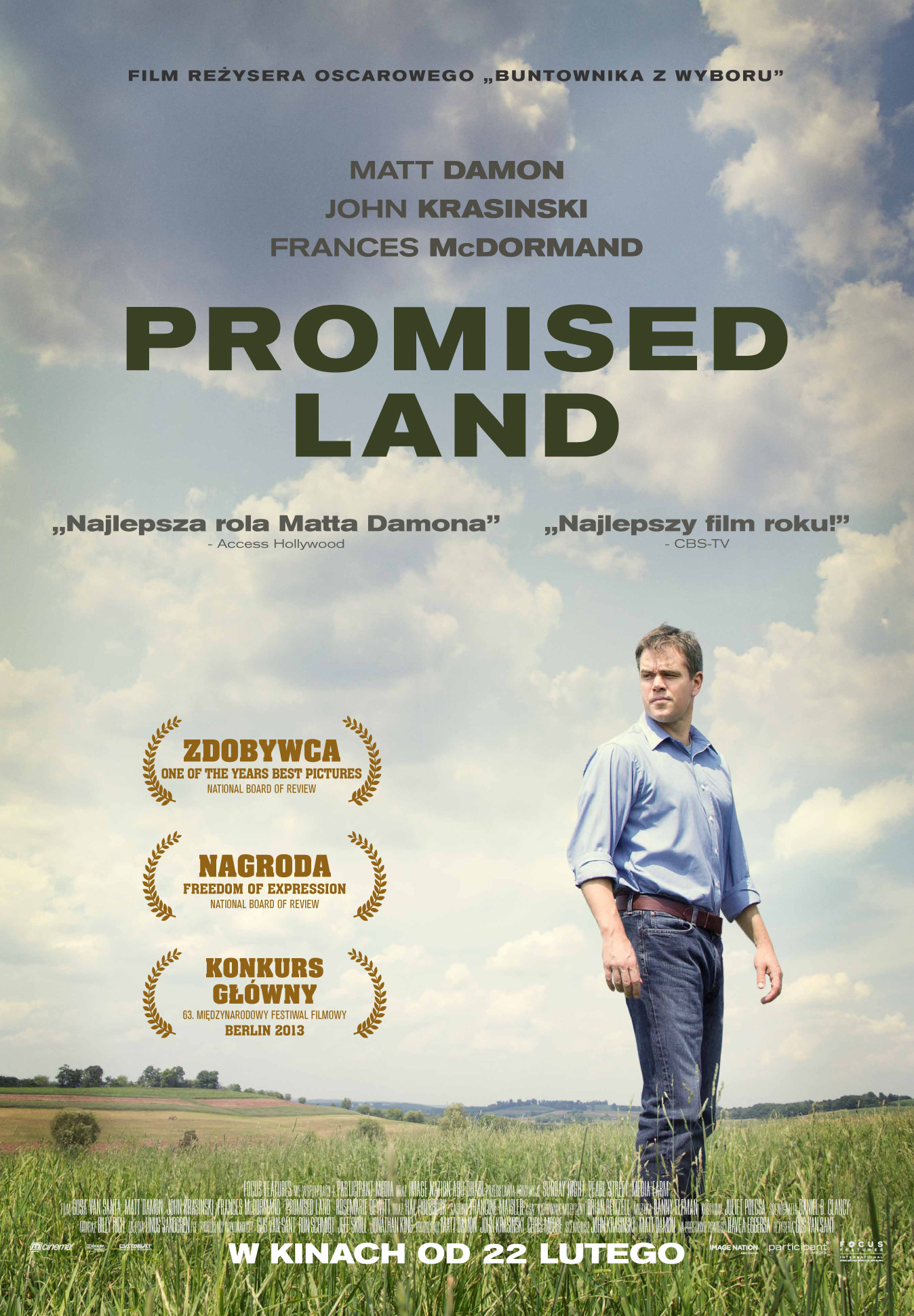 Polski plakat filmu 'Promised Land'