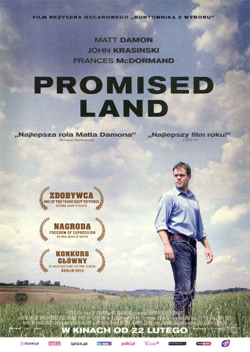 Przód ulotki filmu 'Promised Land'