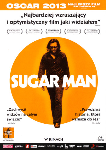 Przód ulotki filmu 'Sugar Man'