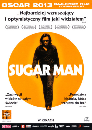 Przód ulotki filmu 'Sugar Man'