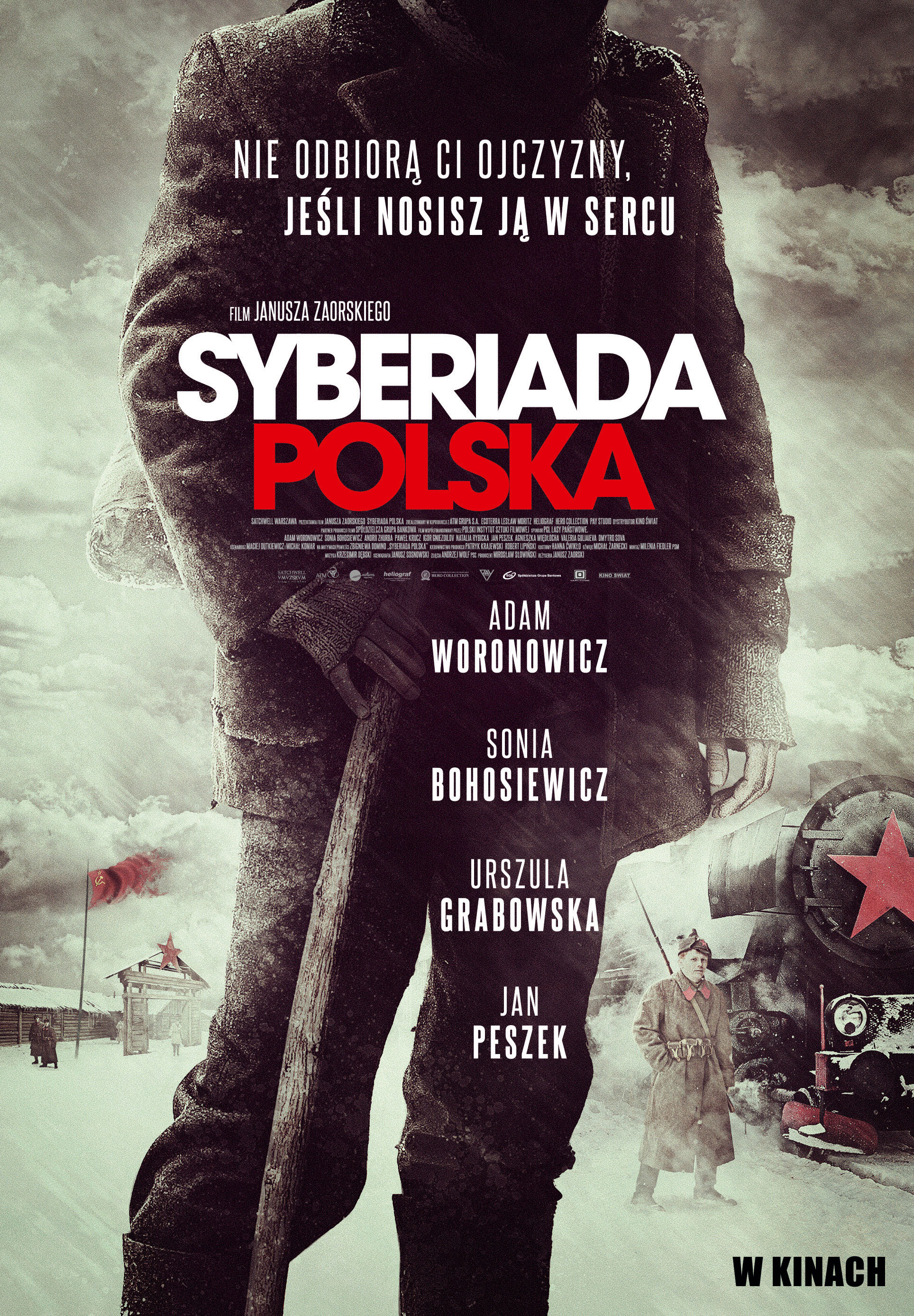 Polski plakat filmu 'Syberiada Polska'