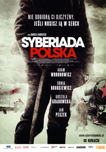 Przód ulotki filmu 'Syberiada Polska'
