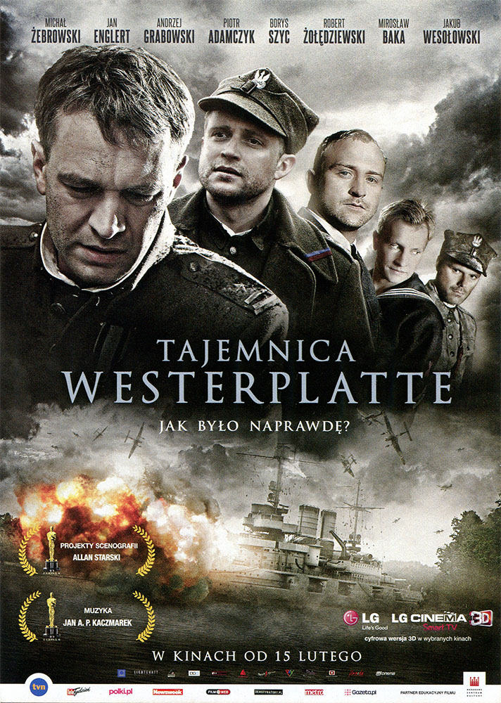 Ulotka filmu 'Tajemnica Westerplatte (przód)'