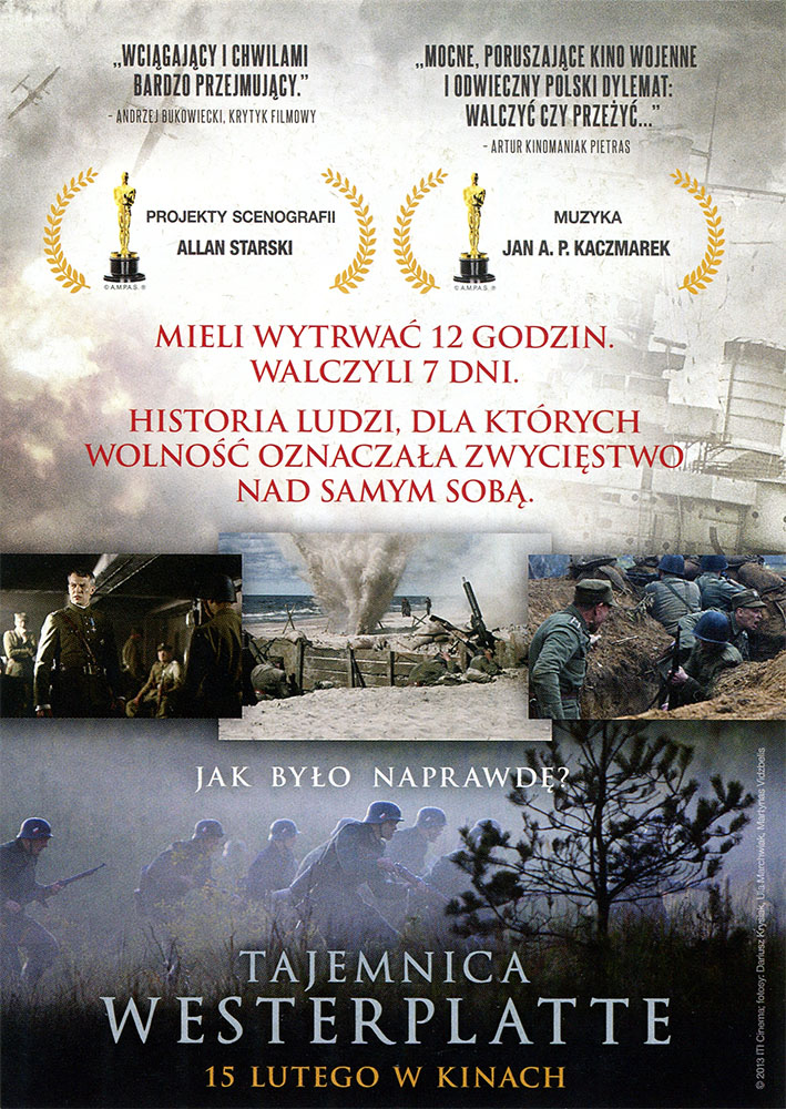 Ulotka filmu 'Tajemnica Westerplatte (tył)'