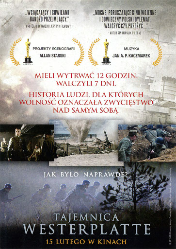 Tył ulotki filmu 'Tajemnica Westerplatte'