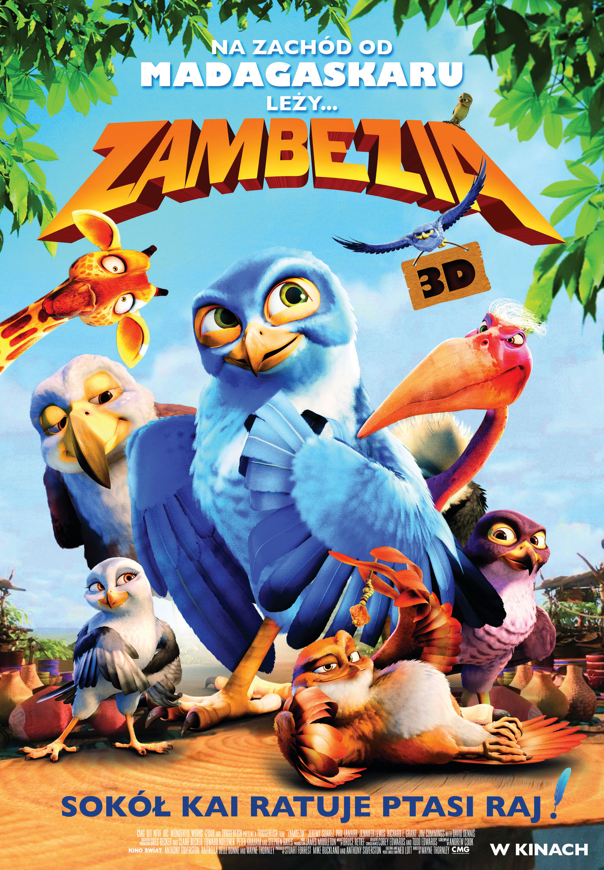 Polski plakat filmu 'Zambezia'
