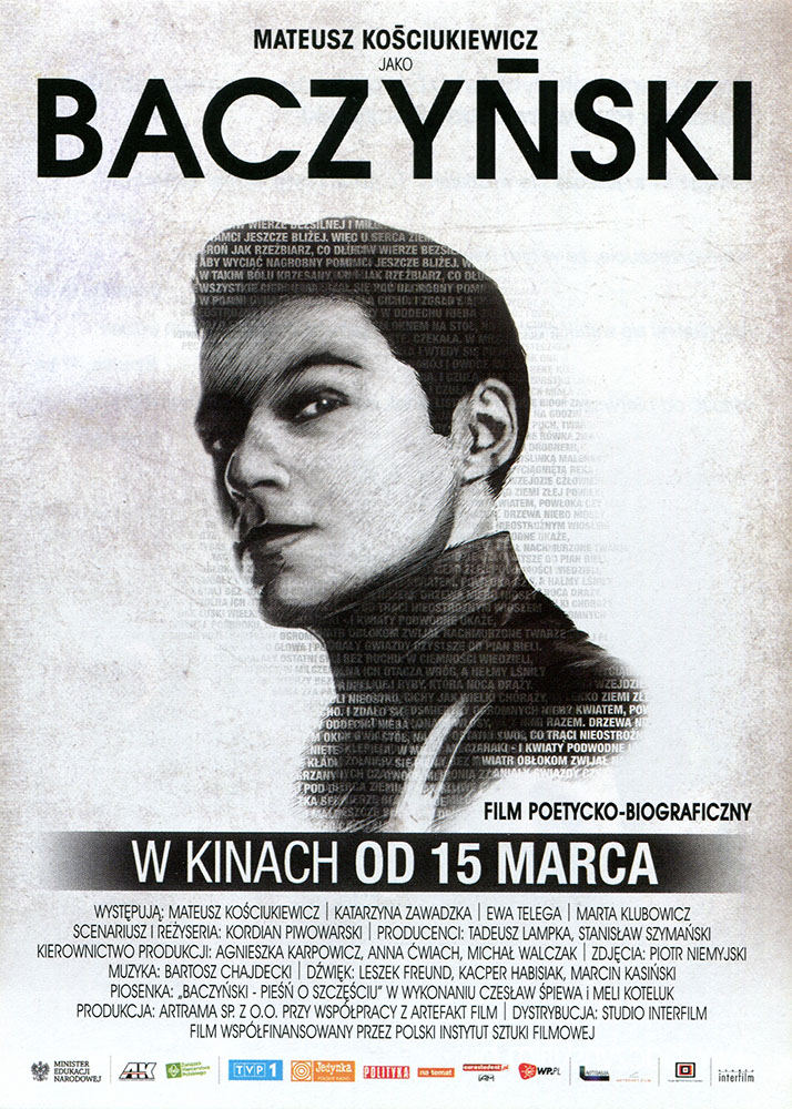Ulotka filmu 'Baczyński (przód)'