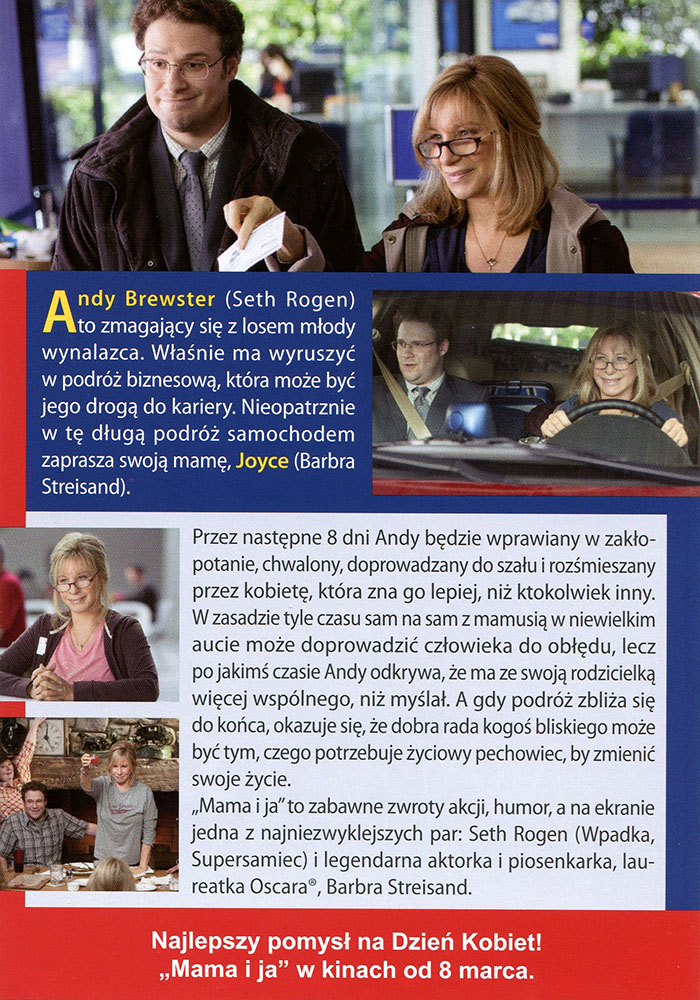 Ulotka filmu 'Mama i Ja (tył)'