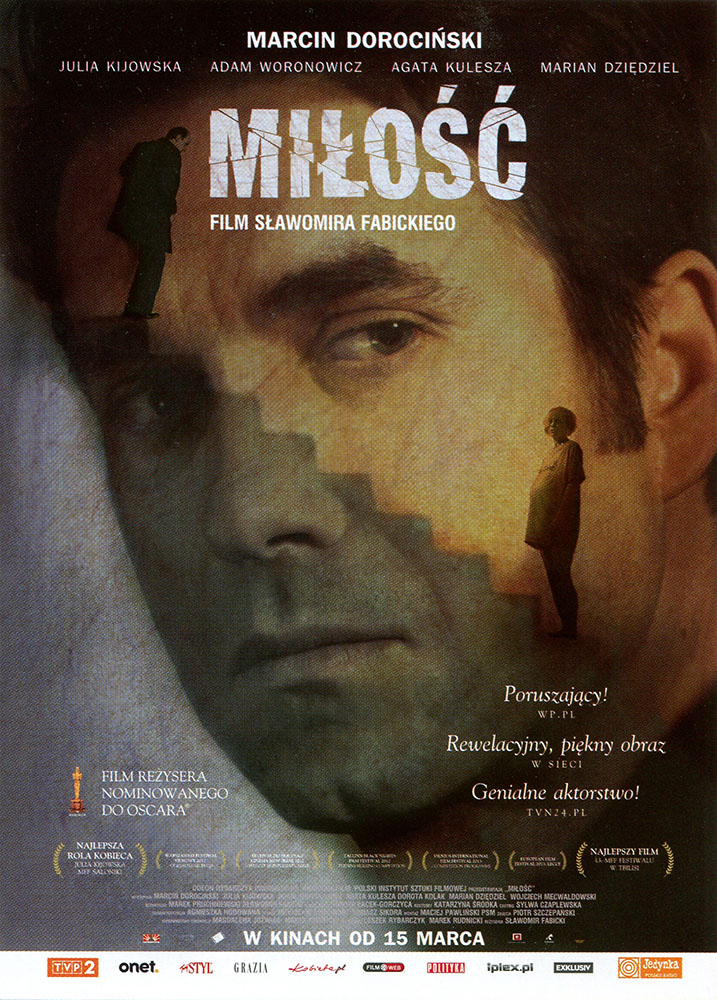 Ulotka filmu 'Miłość. Film Sławomira Fabickiego (przód)'