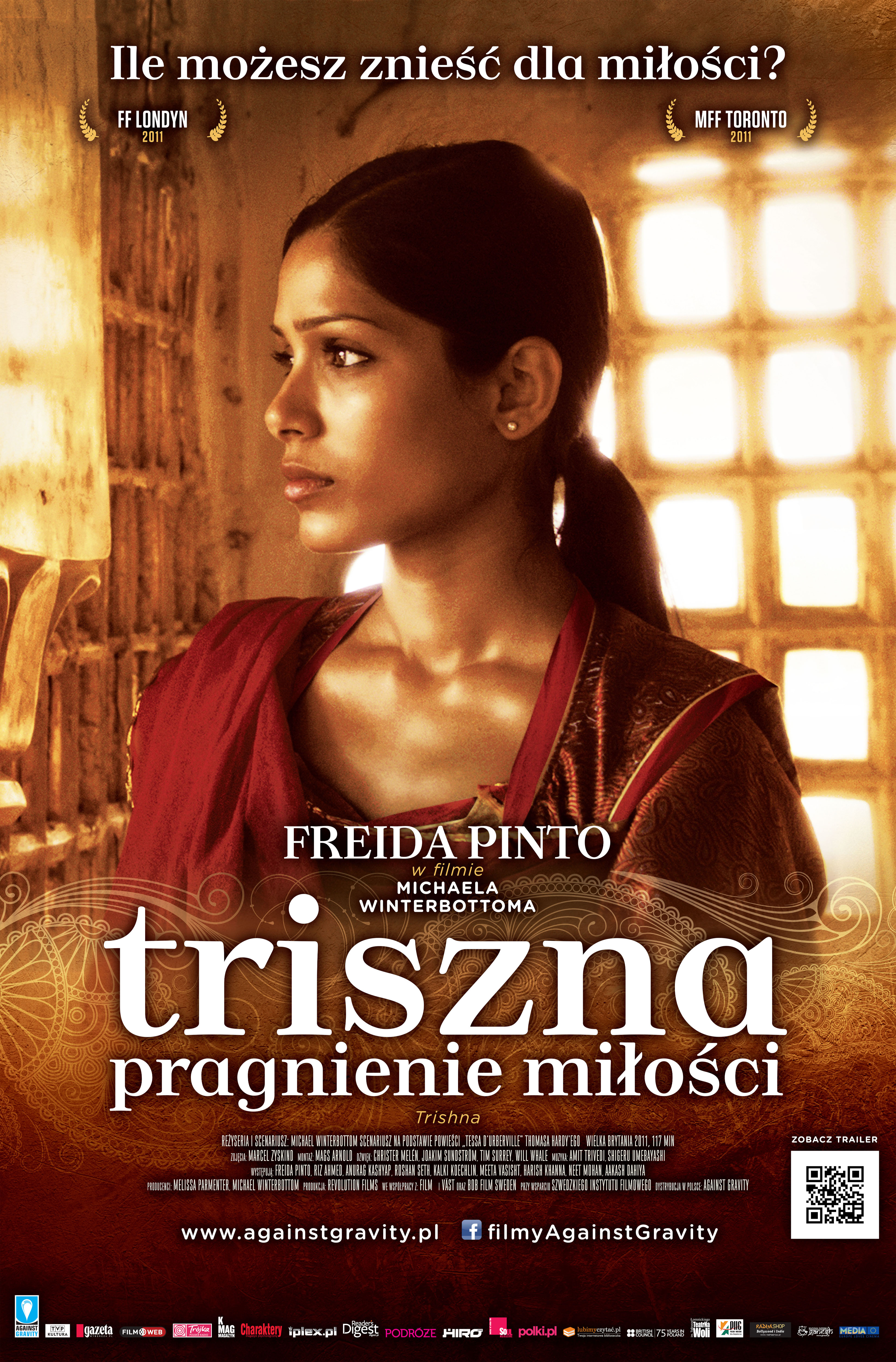 Polski plakat filmu 'Triszna. Pragnienie Miłości'